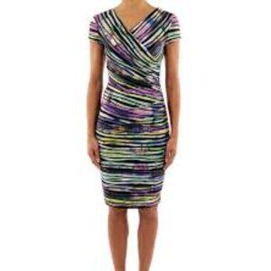Joseph Ribkoff Dress Size 8 Colorful